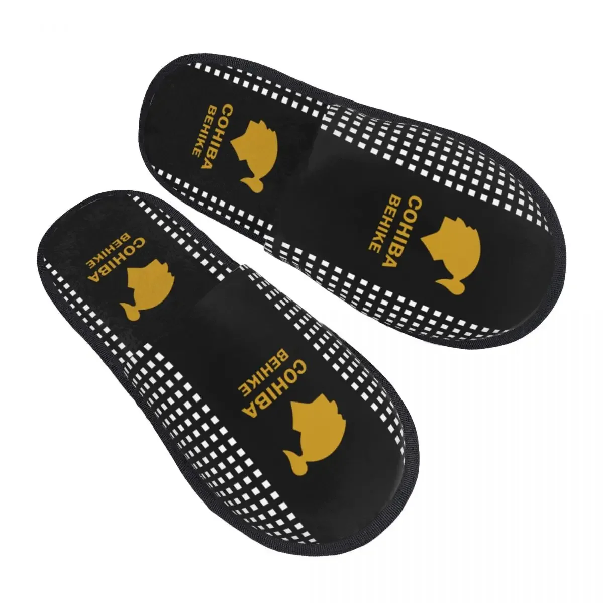 Кубинские домашние тапочки Cohiba для сигар женские удобные из пены с эффектом