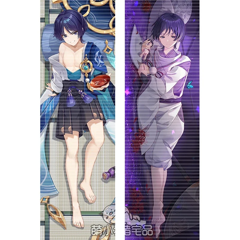 Дакимакура Game Genshin Impact Dakimakura Wanderer Scaramouche обнимающая наволочка Подушка
