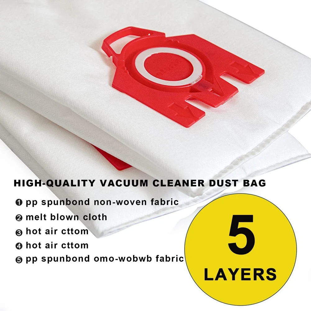 Сменный мешок для пыли FJM 3D Efficiency 6 упаковок канистр-пылесосов серии Miele S200 S300 S600 S4