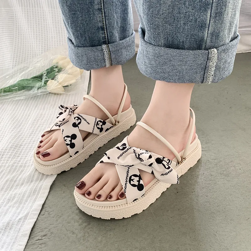 

Platform Slippers Summer Vintage Woman Flip Flops Beach Sandals Ladies Sandals Platform Heel Casual Shoes Flats Comfortable
