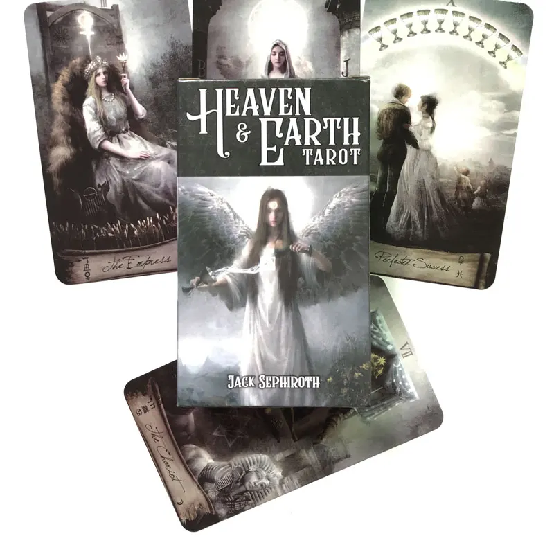 

78Card Heaven Earth Tarot Deck Oracle Card for Fate Divination Board Game Tarot And A Variety Of Tarot Options