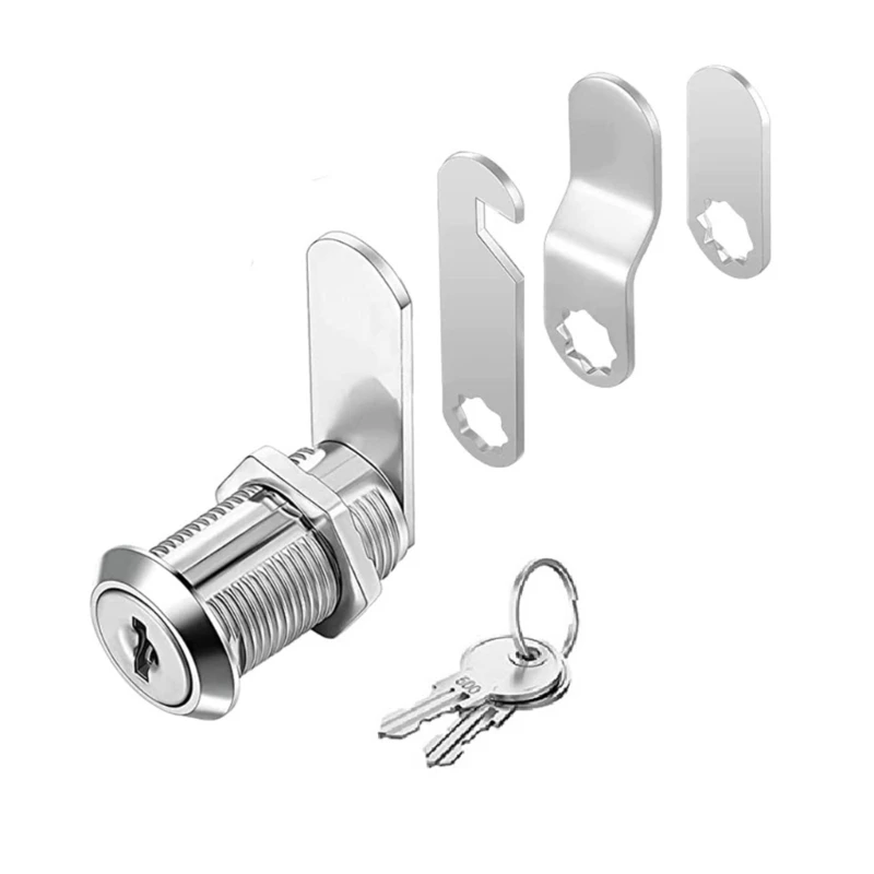 

Cabinet Lock with Key File Cabinet Lock Cam Lock Keyed Alike, Rv Locks for Storage Door Secure Files Drawers Toolbox H9EE