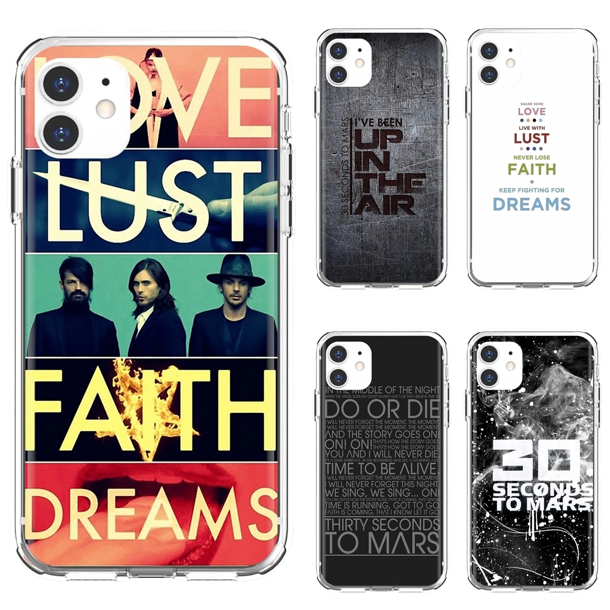 For iPod Touch 5 6 Xiaomi Redmi S2 6 Pro 5A Pocophone F1 LG G6 Q6 Q7 G5 30-Seconds-To-Mars-Do-Or-Die-30STM Silicone Case