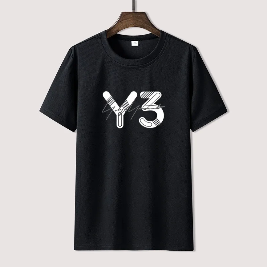 

Y3 Yohji Yamamotos Classic Signature Print T Shirt For Men Limitied Edition Unisex Brand TShirt Cotton Amazing Short Sleeve Tops