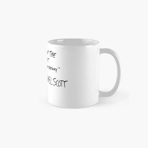 

Michael Scott Quote Classic Mug Printed Image Drinkware Tea Gifts Coffee Handle Round Design Simple Picture Photo Cup