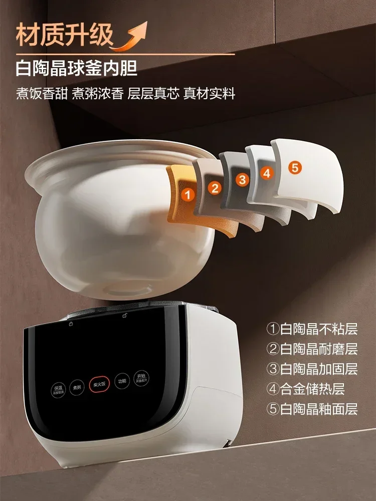 Электрический скороварка с шаровым чайником для небольшого домашнего