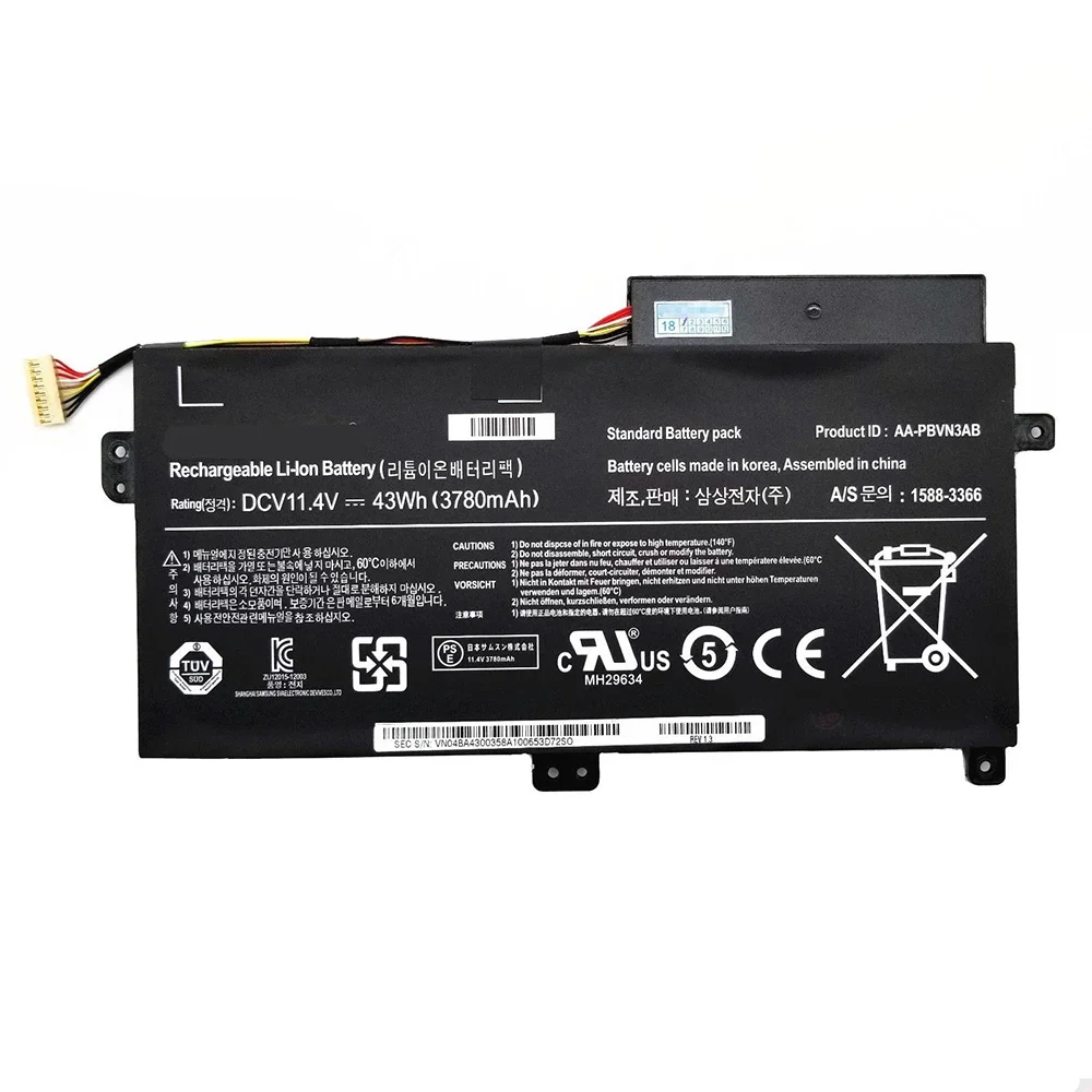 Аккумулятор для ноутбука DIKELANG AA-PBVN3AB 11.4V