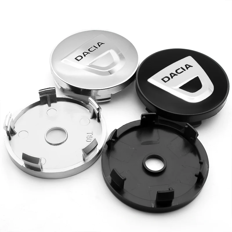 

4PCS 56/60MM Auto Accessories Car Wheel Center Tire Hub Caps Cover Sticker For Dacia Duster Dokker Logan Lodgy MCV 2019 Stepway