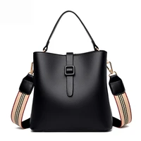ladies elegant bag large capacity girl handbag high quality wide shoulder strap casual shoulder bag simple original designer bag