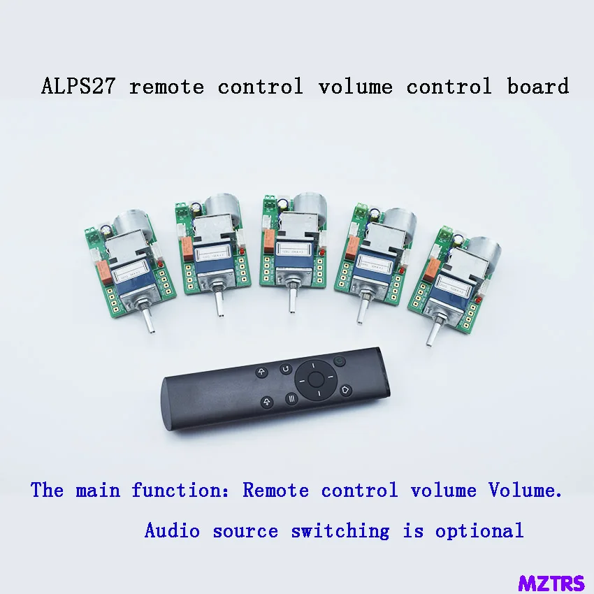 MZTRS ALPS27 Motor Potentiometer Remote Control Volume Board For Audio Amplifier Preamp 5K.10K.20K.50K 100K