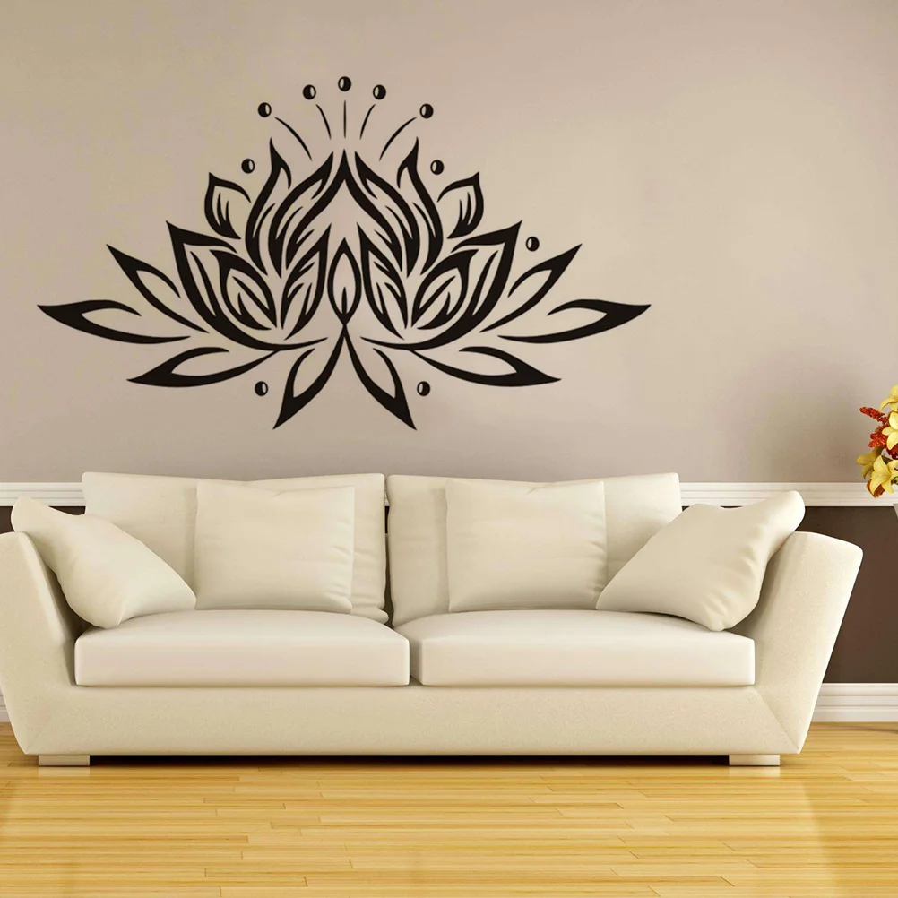 

Wall Black Sticker Flower Decor Vinyl Decal Stickers Murals Wallpaper Home Decals Pvc