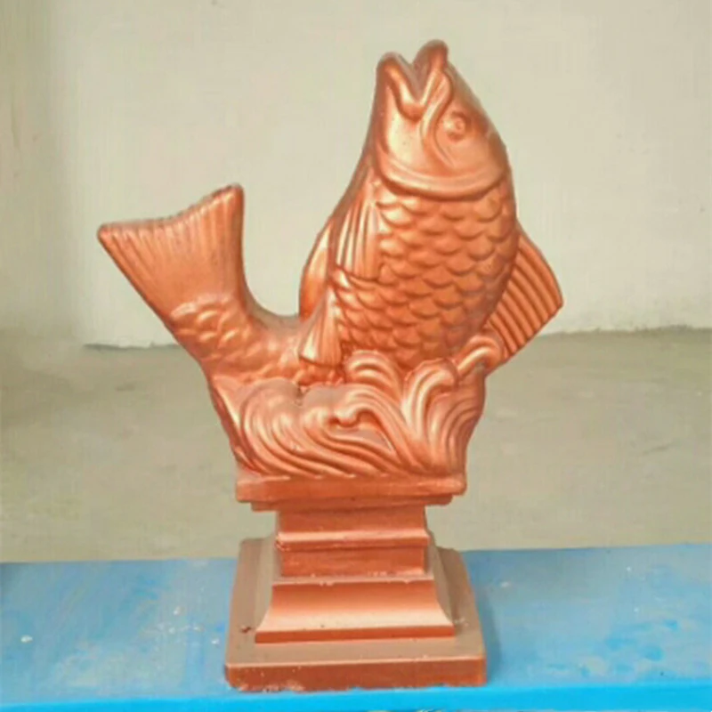 Прочные пластиковые цементные формы для рыб симпатичная скульптура из