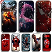 spiderman marvel avengers for xiaomi mi 11i phone case 6 67 inch soft silicon coque cover black funda thor comics