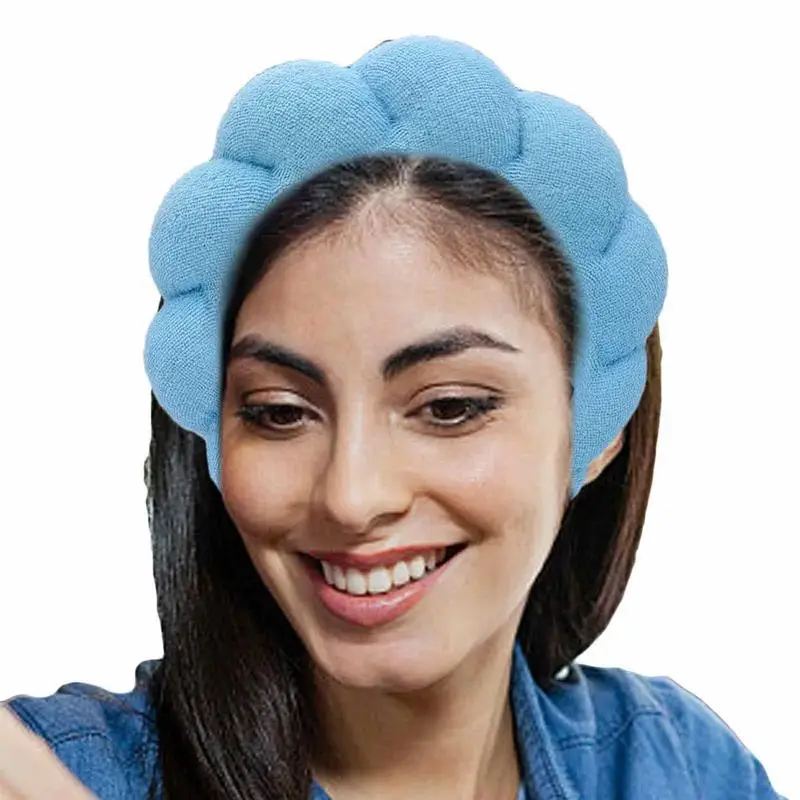 

Wash Face Hair Holder Handmade Twist Hairbands Sponge And Terry Headband For Women Girls Turban Fashion Hair Accessories
