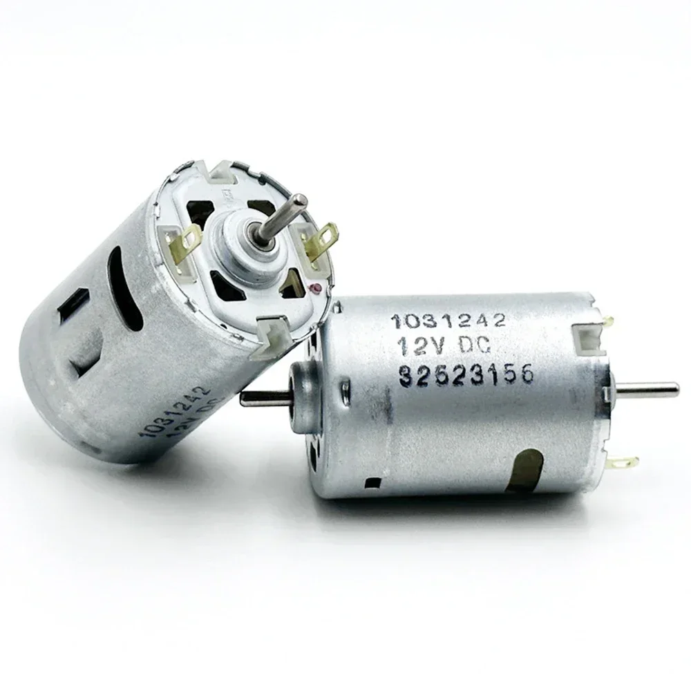 ДЖОННСОН 1031242 6 В-24 В постоянного тока 12 RS-385 микромотор с двойным выходом 13400 об/мин