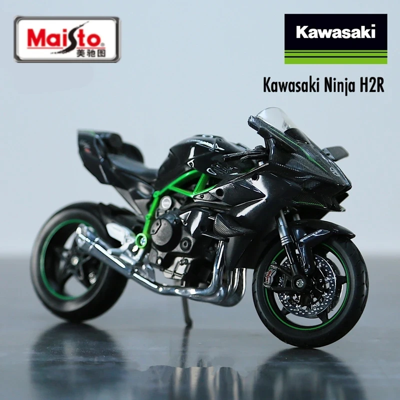 

Модель гоночного мотоцикла Maisto 1:12 Kawasaki Ninja H2R из сплава, модель литая металлическая уличная модель мотоцикла, детская игрушка в подарок