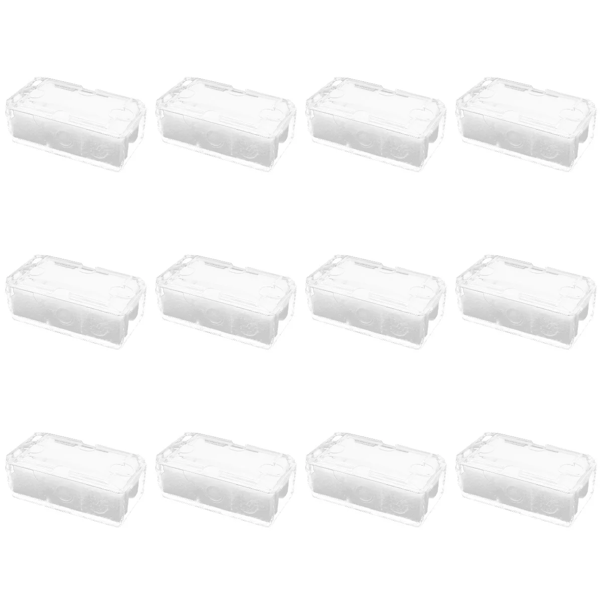 

12 pcs Watch Box Watch Storage Organizer Watch Holding Container Display Box