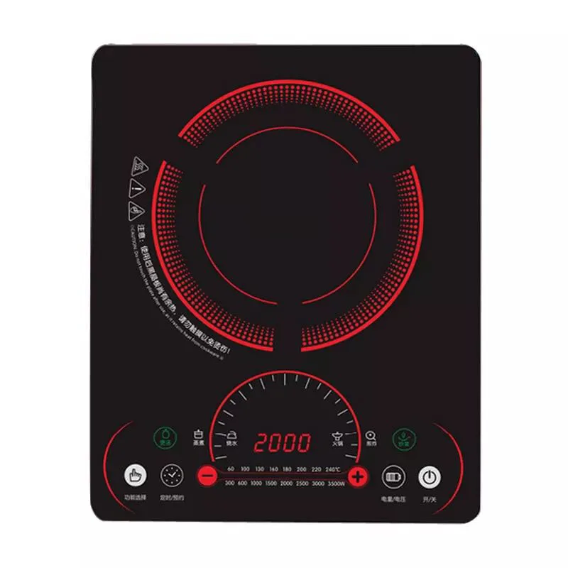 3500W Home High Power Induction Cooker Commercial Genuine Touch Battery Stove Large Firepower Fried Cooking