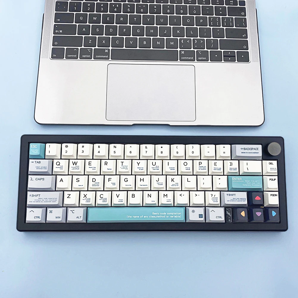 

Механическая Проводная клавиатура с RGB-подсветкой, игровая Проводная клавиатура «сделай сам» с ручкой, для настольных ПК и ноутбуков, 67 клавиш