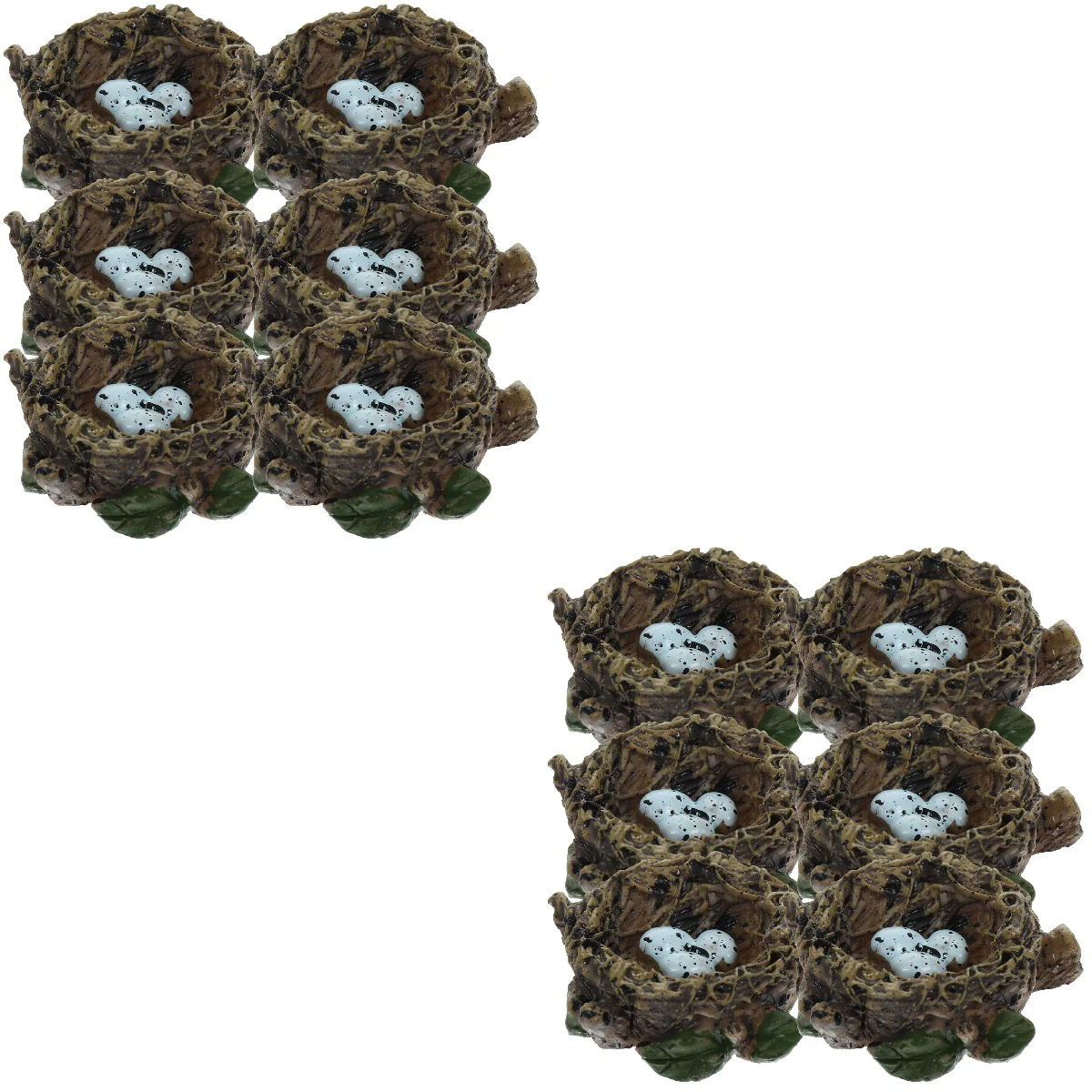 

Simulated Mini Bird Nest Landscape Decor Artificial Home Supplies Ornaments Bird's Micro-landscape Crafts Birds