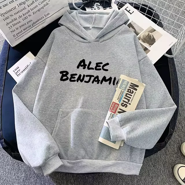 Новинка 2024 мужская толстовка из чистого хлопка Alec Benjamin осень/зима одежда для бега