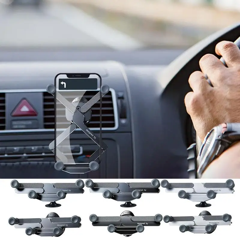 

Phone Mount Adjustable Air Vent Phone Holder 360 Degree Rotation Dashboard Mobile Phone Mount Holder For Car