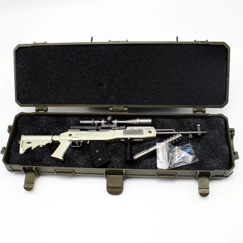 

New Exquisite Pure Model Can Not Fire Metal Plating Adult And Children Toy Gun Ejection Version Sks Sniper Gun Alloy Large