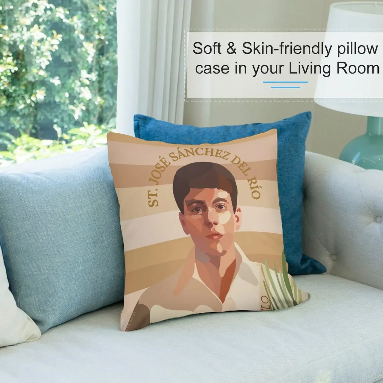 Св. Хосе Санчес Дел Рио декоративная подушка Чехлы для гостиной Рождественские