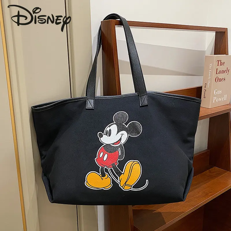 Disney Mickey's New Popular Women's Bag Fashion High Quality Shoulder Bag Large Capacity Multi Functional Leisure Shopping Bag