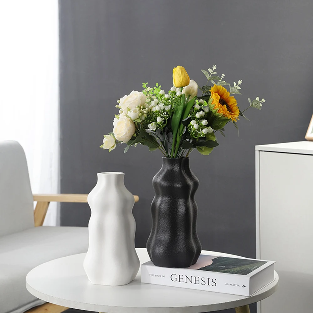 Керамическая декоративная ваза креативный аранжировщик цветов в гостиной