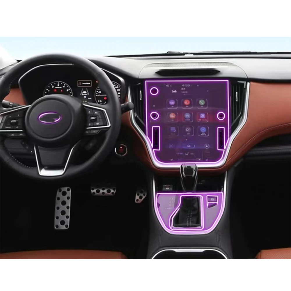 

Для Subaru Outback 2021 2022 2023 навигационный экран Автомобильный интерьер фотооболочка наклейка против царапин