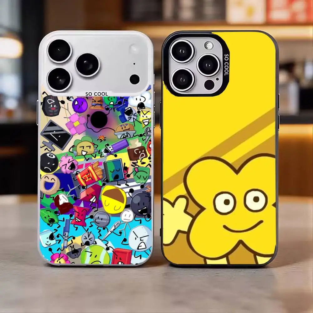 Фото Мультяшный чехол B-Bfdi B-Battle для iPhone 17, 16, 15, 14, 13, 12, 11 Plus, Pro Max, XS, цветной серебристый чехол-накладка для телефона №1
