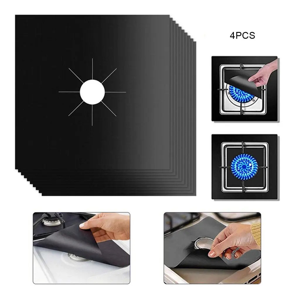 

Gas Stove Surface Protection Cleaning Pad Washable Anti-Fouling Gas Stove Cleaning Pad Kitchen Accessory