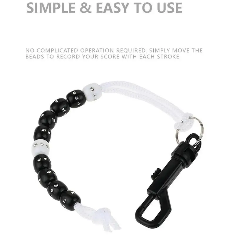 Счетчик для гольфа браслет бусины подсчета мазков счетчик очков аксессуары
