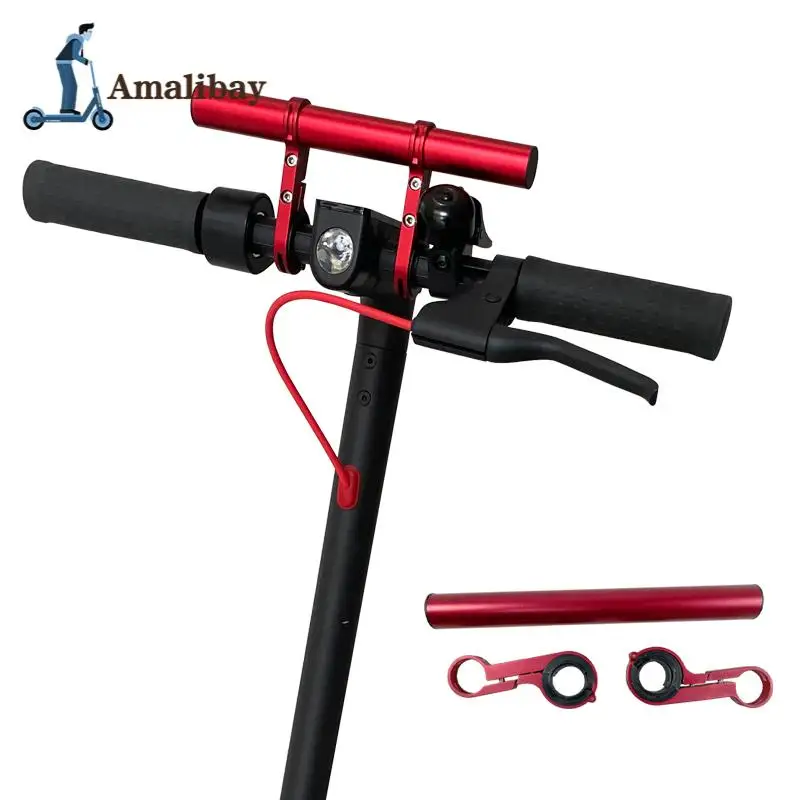 Electric Scooter Racks Handlebar Extender Aluminum Alloy Carbon Fiber Extension Mount Holder for Xiaomi M365 Accessories |