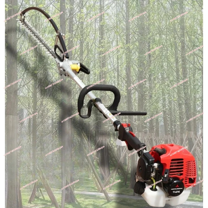 Удлиняющий резак для живой изгороди Машинка подрезки высоких веток бензина