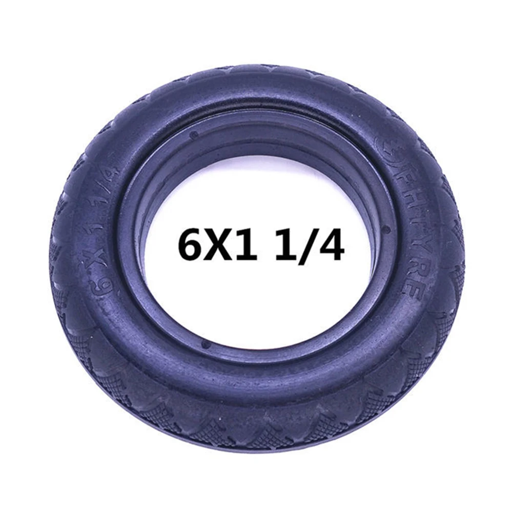 

6 inch 6X1 1/4 Solid Tire replacement Electric Scooter tires For Folding Bicycle Mini Electric Car Rubber tyre e-Scooter parts