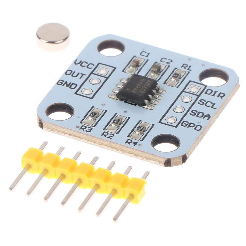 

AS5600 Magnetic Encoder Magnetic Induction Angle Measurement Sensor Module 12Bit High Precision IIC,PWM,voltage, etc