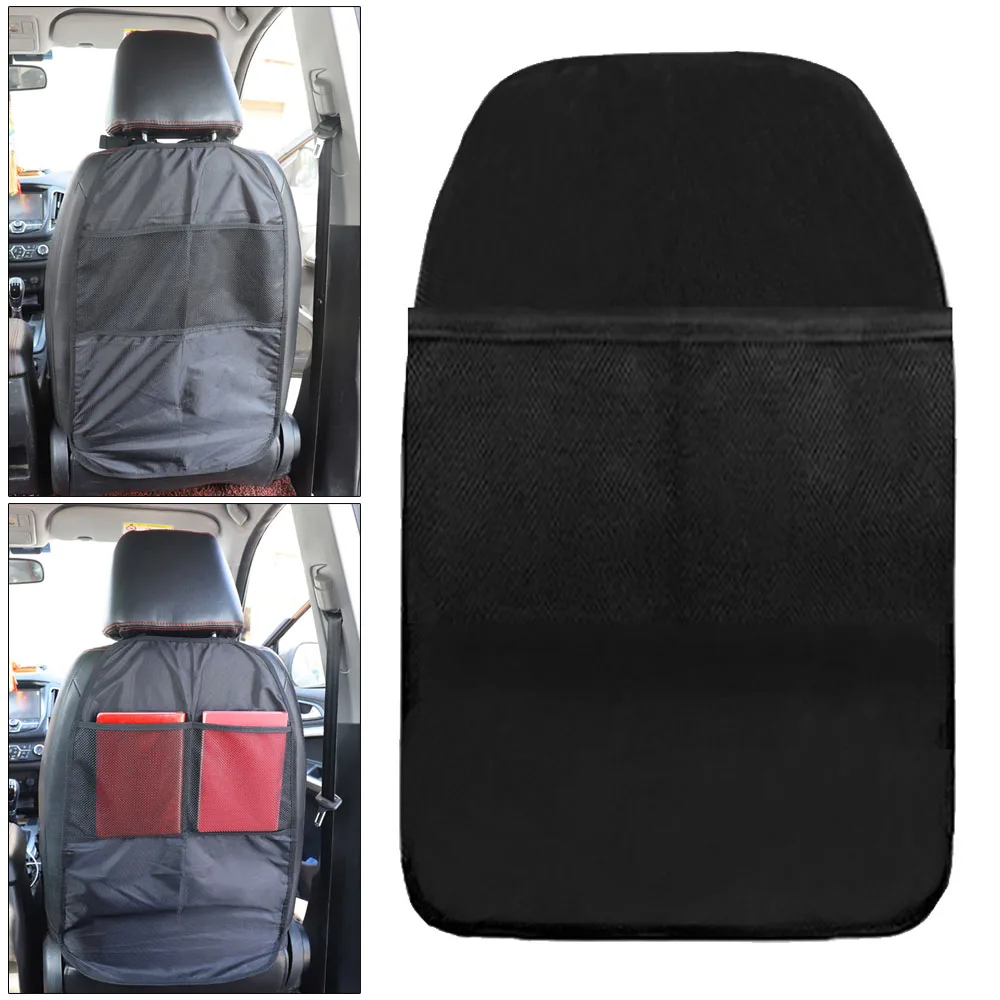 

Car Seat Back Anti Kicking Pad Waterproof Seat Kick Pad Storage Bag Car Rear Seat Protection Cover for Kids Car Accessories