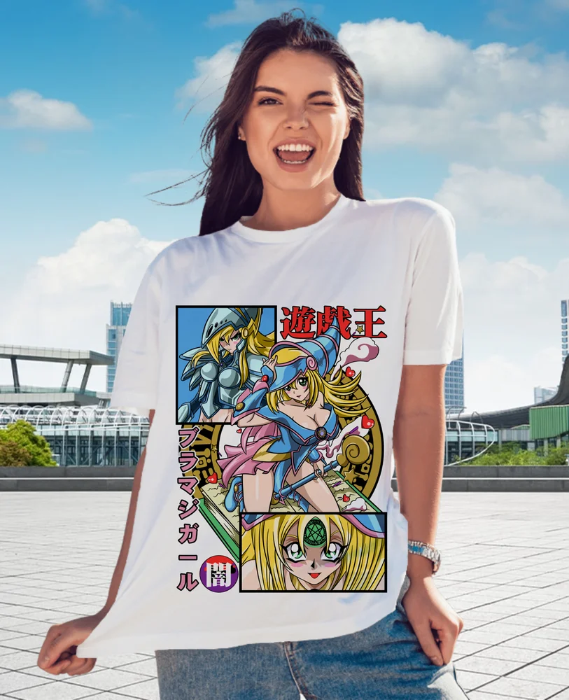 Фото Maga osкура футболка Yu-Gi-Oh Chica Kawai Waifu Девушка Аниме подарок рубашка все размеры №2