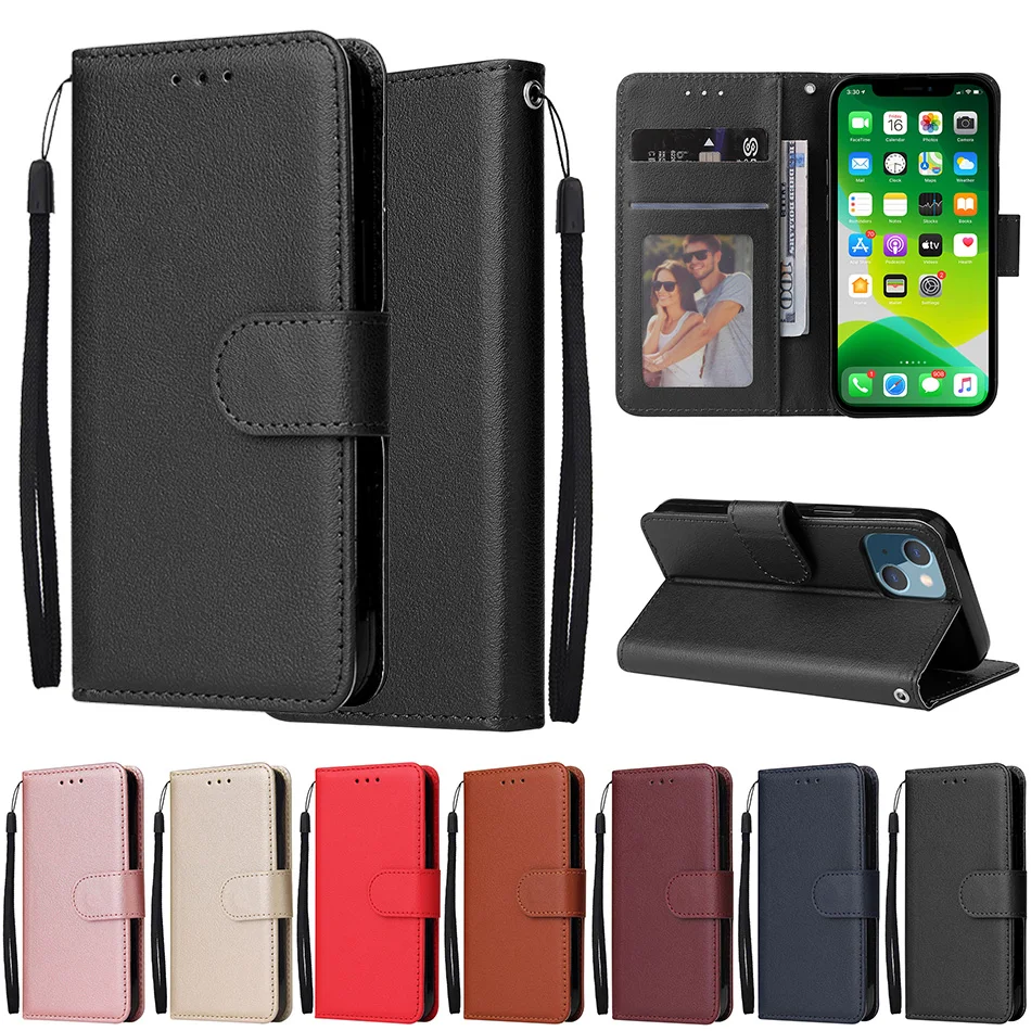 

Etui Wallet Case For OPPO Find X5 Lite X2 Neo Reno 2Z 3 4 4F 5 5Z 5F Reno7 5G Realme 9i 9 Pro Plus 8 8i Leather Flip Cover