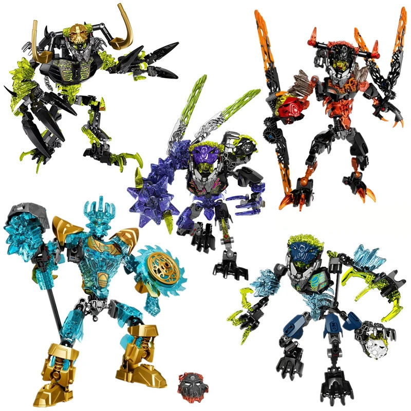 2022 фигурки героев BIONICLE, строительные блоки, набор игрушек для детей, лучший подарок на день рождения, совместим с крупным брендом