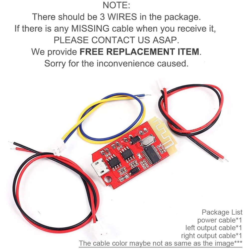 Bluetooth Receiver Board BT Stereo Audio Amplifier 5W*2 20W*2 Power Amplifier Module 3.7-5V 5V-24V for DIY Wireless Speak