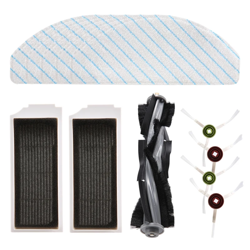

Replacement Parts Roller Brush Side Brush HEPA Filter Compatible For Ecovacs Deebot T10plus Vacuum Cleaner Accessories
