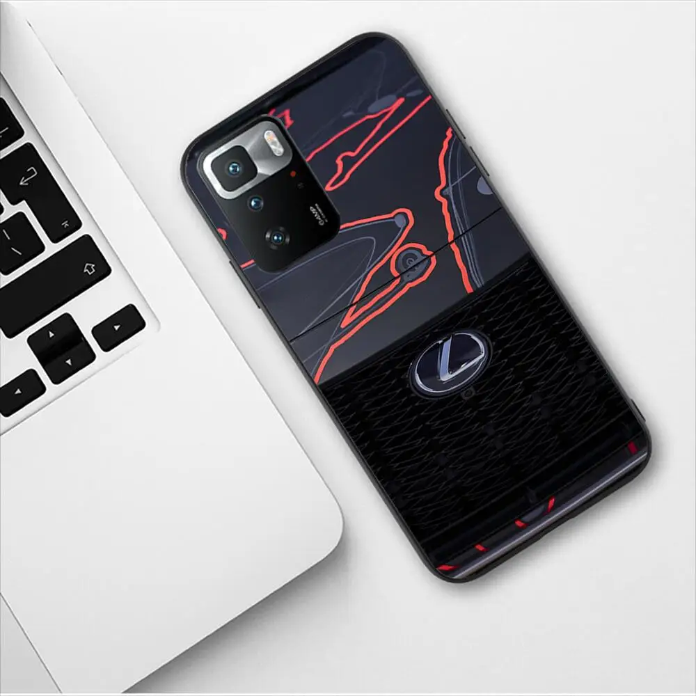Lexus Sports Car Logo Phone Case For Redmi 9 9A 7A 10 8A 10A 8 Note 11 10S 7 11S Plus POCO X3 Pro Luxury Design Fashion Covers