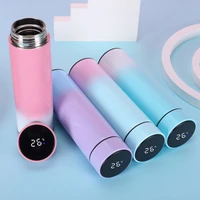 intelligent stainless steel thermos temperature display smart water bottle vacuum flasks thermoses coffee cup christmas gifts