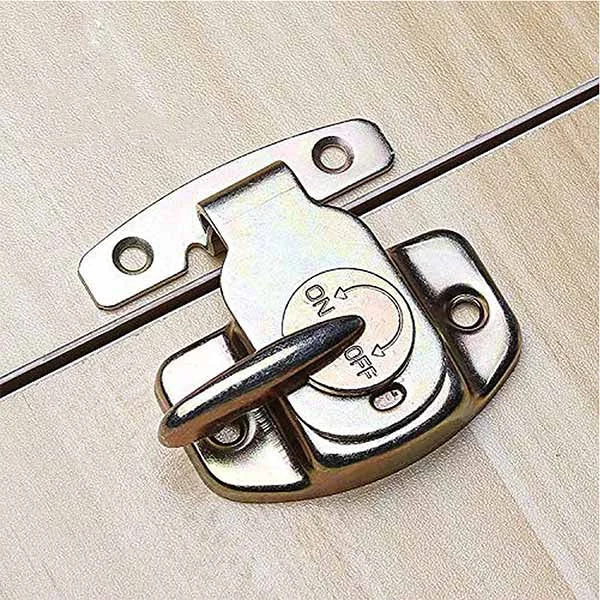 

2pcs Metal Table Locks Dining Table Buckles Connectors Door Hasps Fasteners table leaf latches Door Buckles Hardware Accessories