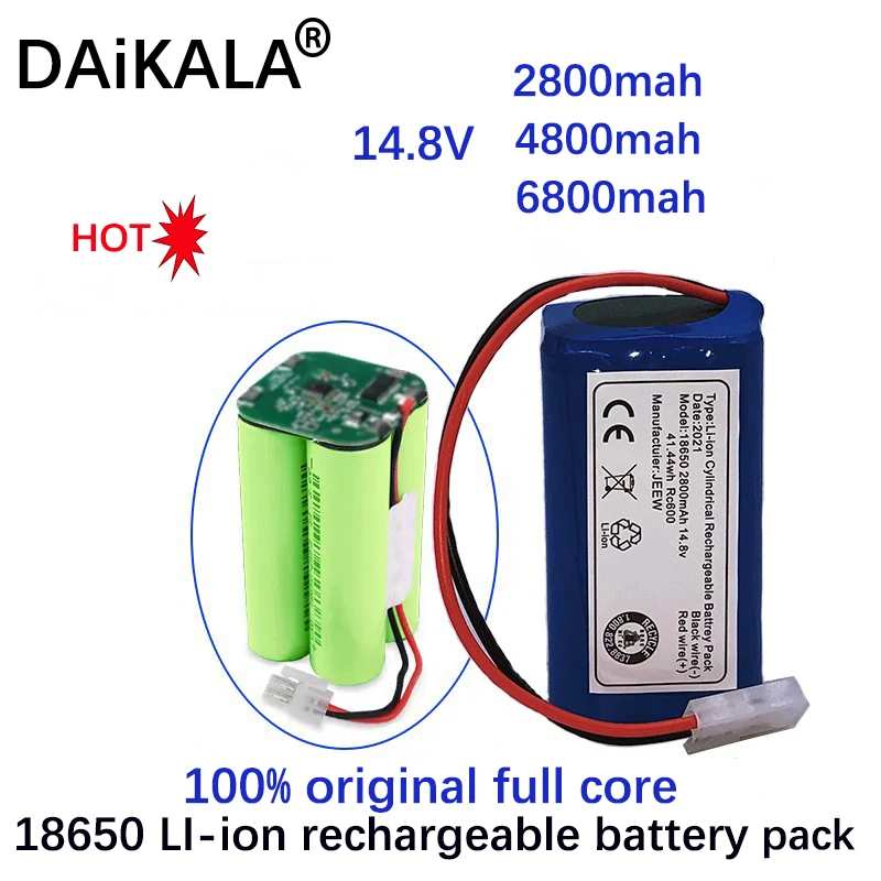 

14.8V 2800Mah vacuum cleaner battery 4S1P 18650 lithium-ion robot vacuum lithium sweeping machine battery backup battery