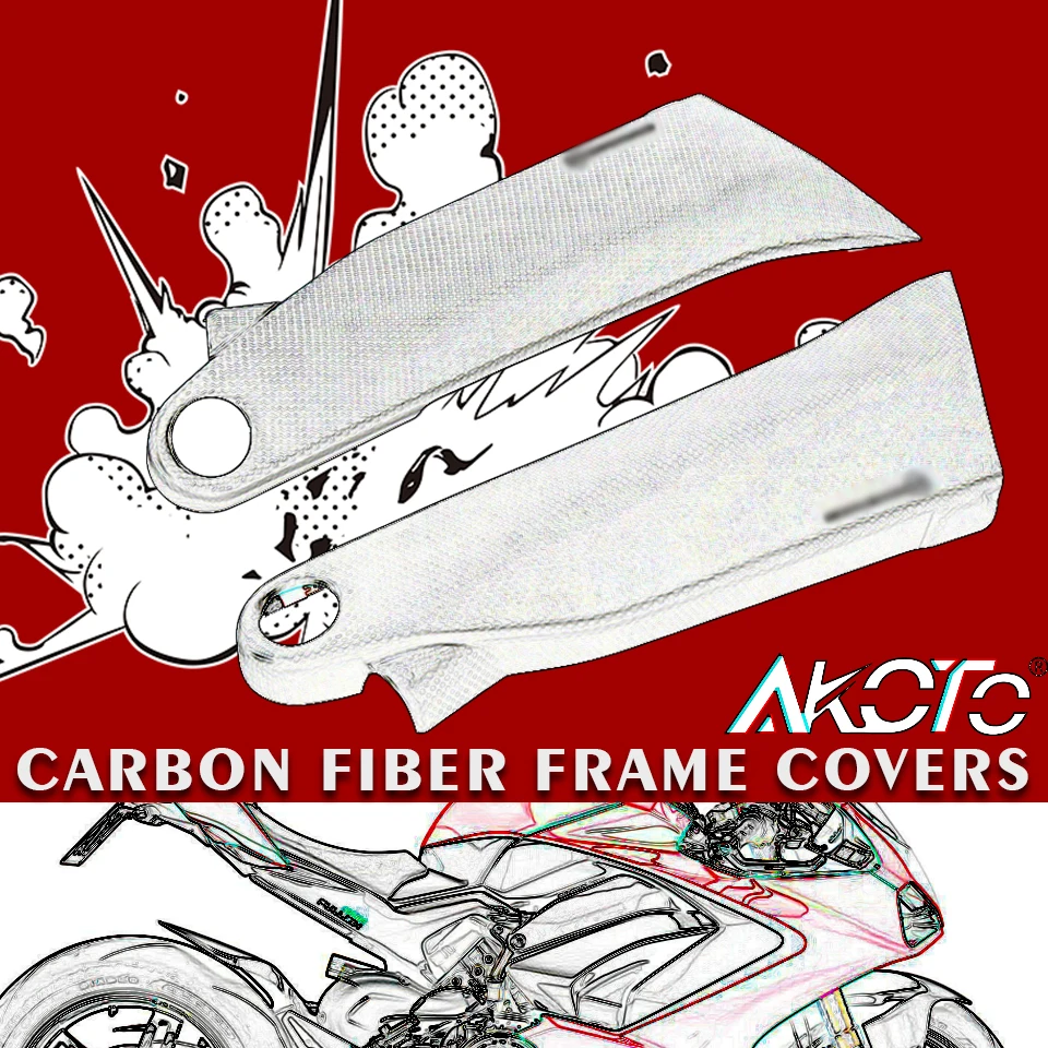 Чехлы на раму из углеродного волокна защитные чехлы для DUCATI Panigale V4 S SP R V4S V4SP V4R SP2