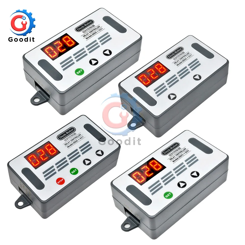 

DC 12V LED Display Automation Cycle Delay Timer Control Off Switch Delay Time Relay Voltage Protection DDC-231 331 332 431